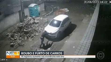 Vídeo Cresce número de roubos e furtos de carro em Pernambuco NE1 G1