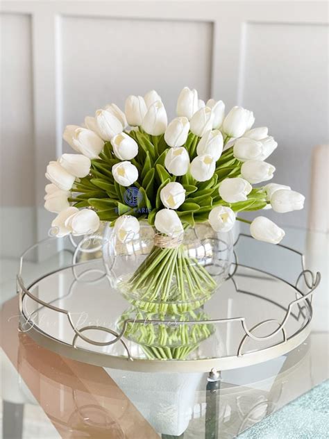 White Tulip Arrangements