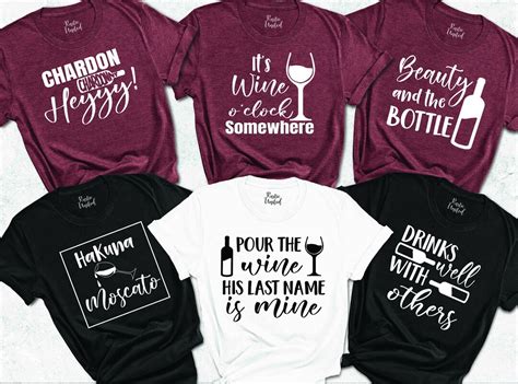 Wine Quote Shirts Wine Bachelorette Party Shirts Wine Saying Etsy