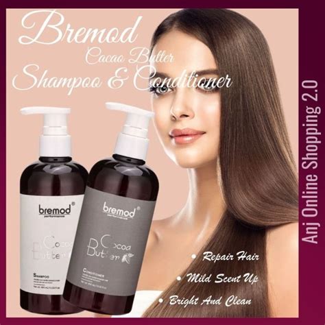 Set Of 2 Bremod Cacao Butter Shampoo And Conditioner Strong Hair Care