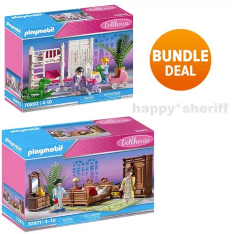 ENSEMBLES DE MAISONS de poupée Playmobil 70892 chambre d enfants 70971