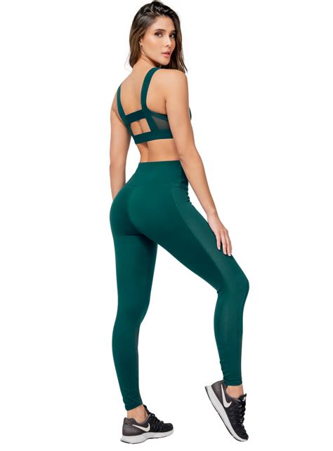 Leggins Deportivo Mujer Supplex Babalú® 104423 Unitalla Verde Babalú Mexico