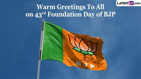 Bjp Foundation Day 2023 Wishes And Hd Images Celebrate Bjp Sthapna