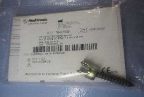 New MEDTRONIC SOFAMOR DANEK REF 76447535 CD HORIZON Spinal System MULTI