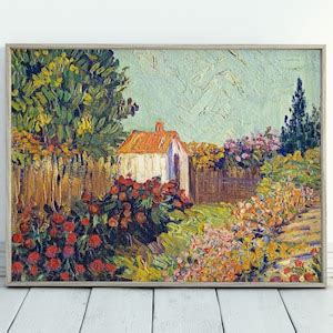 Vincent Van Gogh Spring Landscape Painting Printable Famous Art Print ...