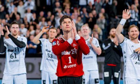 Bundesliga Landin Saves Points For THW Kiel Magdeburg Still Perfect