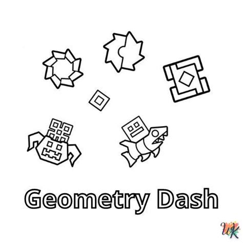 32 Dibujos Para Colorear Geometry Dash Descarga Gratis