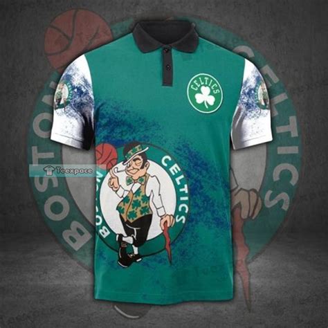 Boston Celtics Mascot Logo Polo Shirt Celtics Gifts in 2023 | Clothing ...