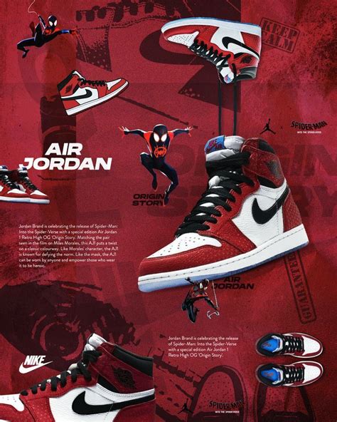 an advertisement for the air jordan brand featuring spider - man and ...