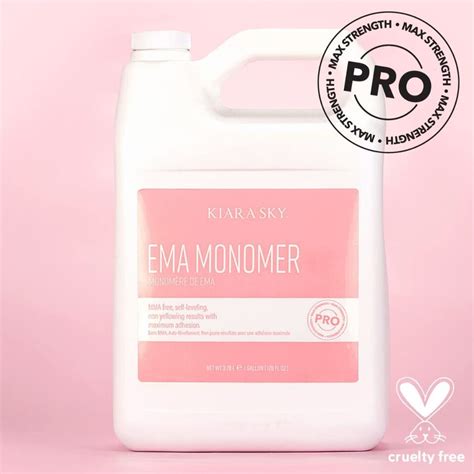 Kiara Sky Ema Professional Liquid Monomer For Nails Gallon L