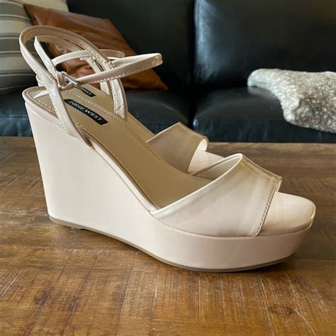 Nine West Shoes Nine West Nude Platform Sandals Poshmark