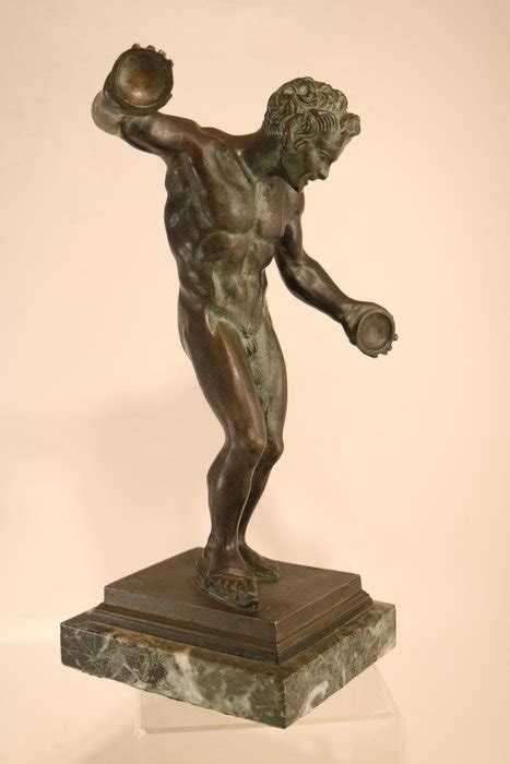 Antique statue of a satyr - Bronze - about 1900 - Catawiki