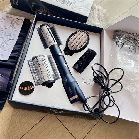 Babyliss Digital Sensor Air Brush Hot Air Styler As E Big Hair Blower Masih Garansi