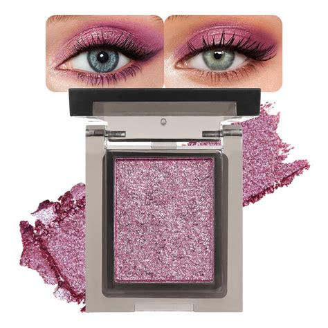 Amazon Single Nude Pink Shimmer Eyeshadow Bright High Pigment
