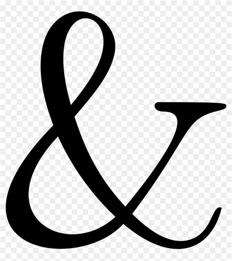 Ampersand Image No Background Free Transparent PNG Clipart Images