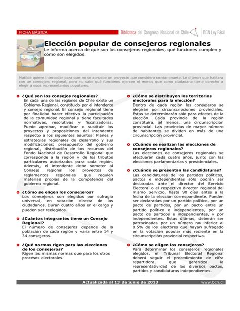 Ficha Consejeros Regionales