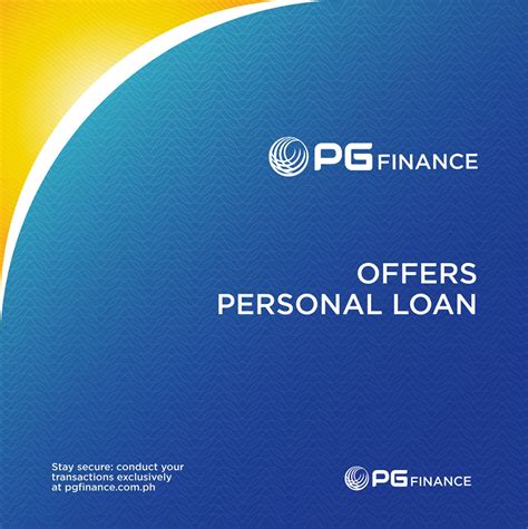 Apply For A Personal Loan Pg Finance Financing And Lending Company