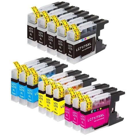 E Z Ink Compatible Ink For Brother LC 75 LC 75XL LC71 LC 71 5 Black 3