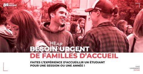 Le Cégep de Matane à la recherche de familles daccueil et de logements