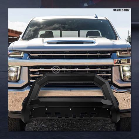 For Ranger Matte Black Avt Angular Bull Bar Push Bumper