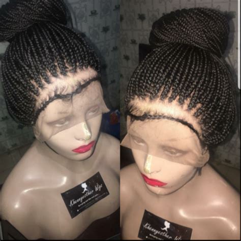 Full Lace Wig Box Braid Ada Khennyesther Wigs