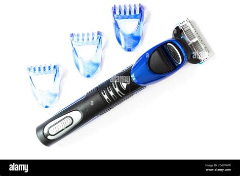 Massachusetts, U.S.A. - July, 2021: Gillette Fusion5 ProGlide Styler ...