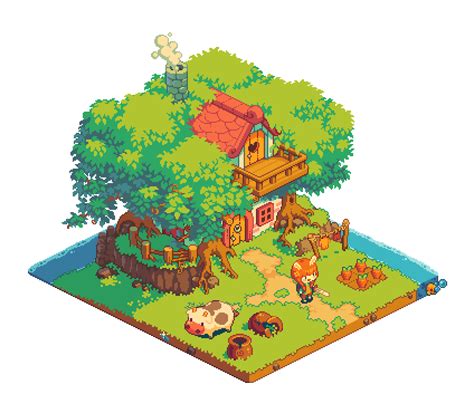 Farm Life Pixel Art Background Pixel Art Games Pixel Art Design Images