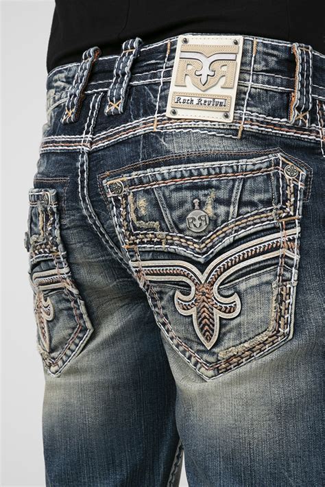 Rock Revival Tomshi A209r Alternative Straight Jean 32 La Raza Western Wear