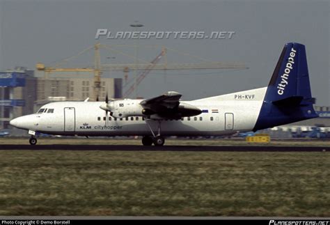 PH KVF KLM Cityhopper Fokker F50 F27 Mark 050 Photo By Demo Borstell