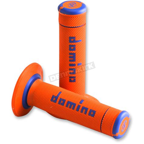 G2 Ergonomics Orange Blue Domino Xtreme Grips A19041C4845 Dennis Kirk