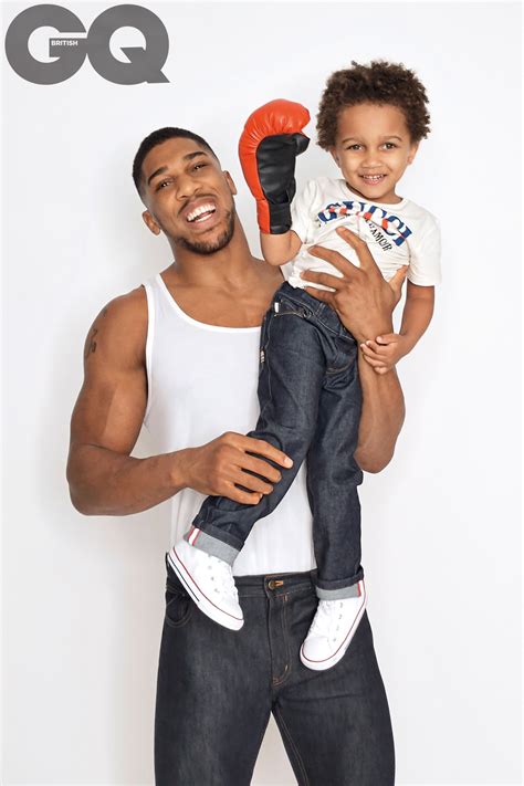 Anthony Joshua and his son appear on GQ's cover | British GQ | British GQ