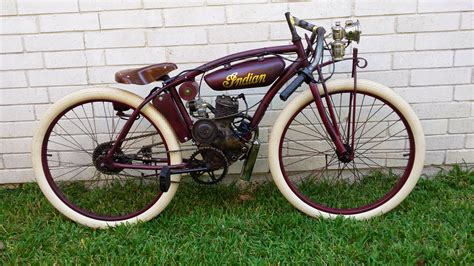 Indian Board Track Replica Houston Spring Texas Motorized Bicycles