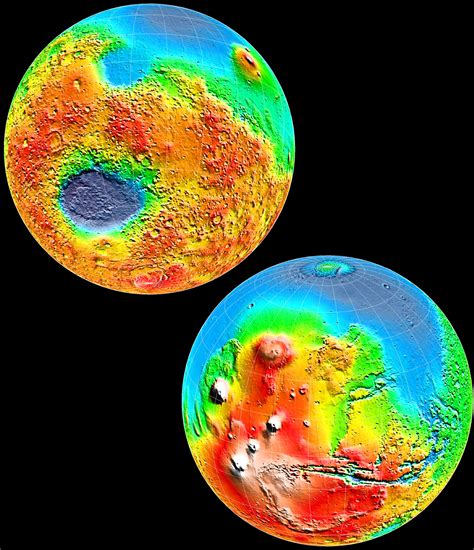 Space in Images - 2000 - 11 - Topography of Mars