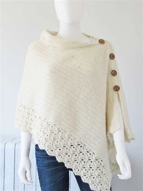 Free Crochet Poncho Pattern Beginner Level Crochet Dreamz