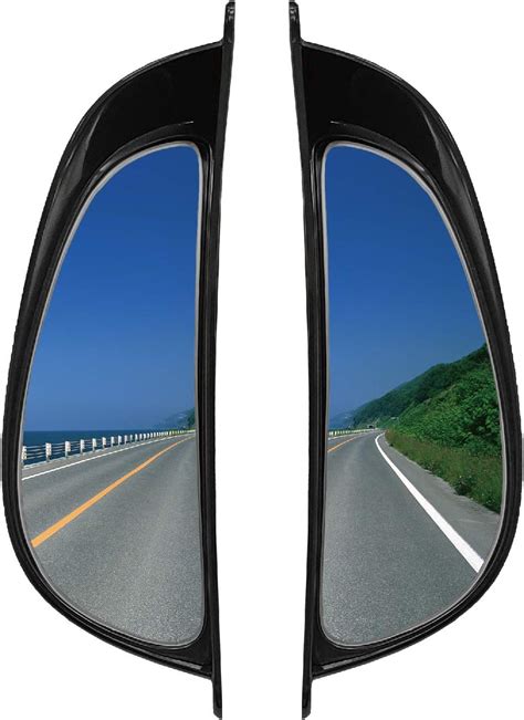 Automaze 3R Car SUV Side View Mirror Wide Angle Blind Spot Mirror Auto