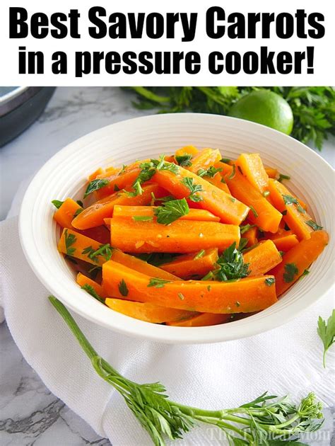 Pressure Cooker Carrots Instant Pot Ninja Foodi Carrots