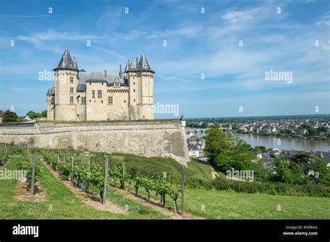 Chateau De Saumur Saumur Loire Valley France Stock Photo Alamy