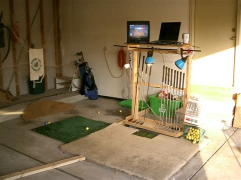 Optishot Golf Simulator Garage Set Up