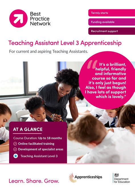 Teaching Assistant Level 3 Apprenticeship By Best Practice Network Issuu