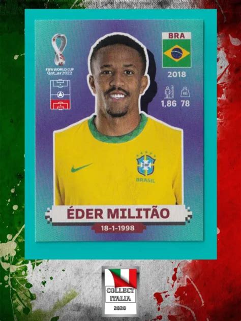 Calciatori Panini Fifa World Cup Qatar 2022 Figurina Eder Militao Bra 7