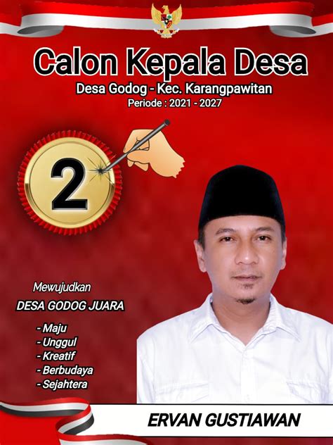 Detail Contoh Spanduk Calon Kepala Desa Koleksi Nomer