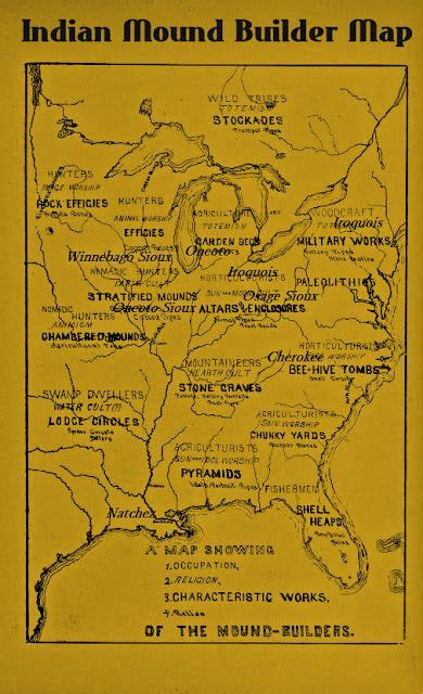 Adena Hopewell Mound Builders In The Ohio Valley Map Of Historic