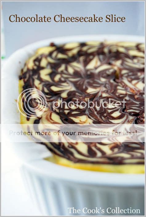 The cooks collection | To Tickle Your Tastebuds!: Chocolate Cheesecake Slice