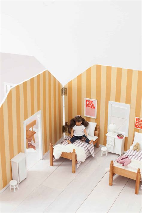 Make A Fold Away Dollhouse A Beautiful Mess