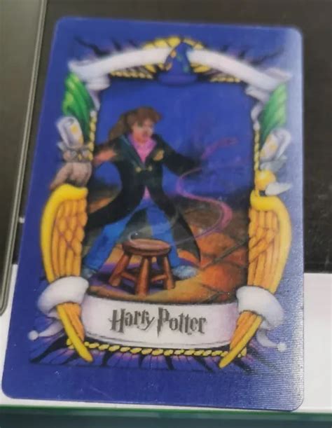 Harry Potter Hermione Granger Lenticular Chocolate Frog Card J K