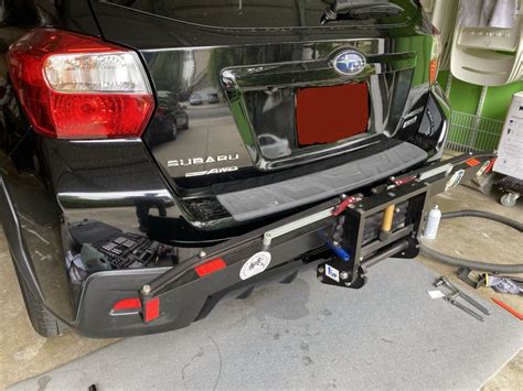 Subaru Crosstrek Ecohitch Invisi Trailer Hitch Receiver Custom