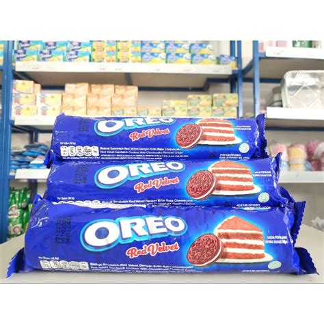 Jual Oreo Red Velvet Oreo Biskuit Cake Red Velvet Shopee Indonesia