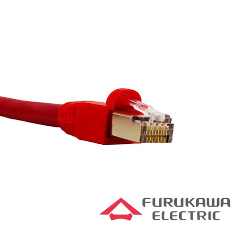 Cabo Furukawa Cat6 Gigalan 20M Vermelho Blindado Sua Loja De Informatica