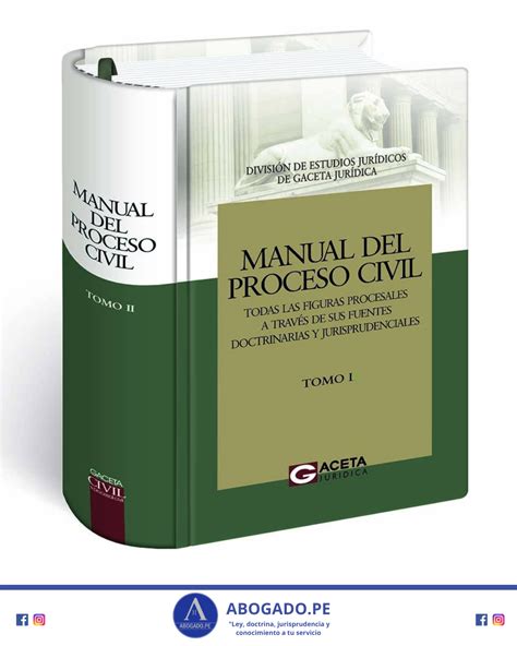 Libro Manual Del Proceso Civil Tomo I Abogado Pe