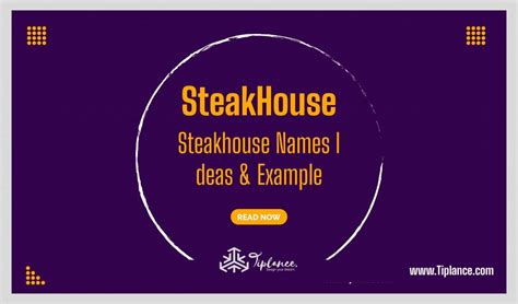 107+Steakhouse Names Ideas & Example - Tiplance